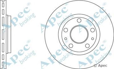 APEC BRAKING dsk2676 -  Тормозной диск